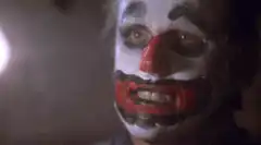 Joker face close up