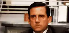 Michael Scott deadpan stare