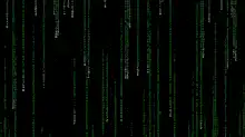 Matrix digital rain