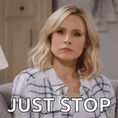Kristen Bell Just Stop