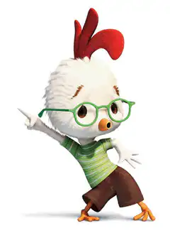 Chicken Little pointing finger
