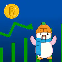 Bitcoin Penguin Celebrating