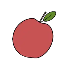Apple with Fuck You written on it