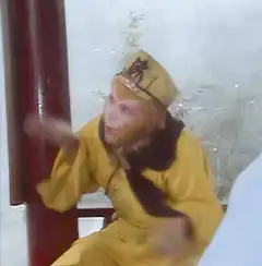 Monkey King dancing
