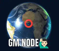 GM Node Earth Waving Emoji