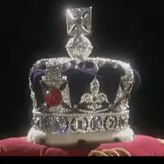 St. Edward's Crown rotating