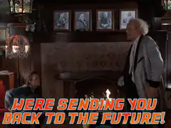 Doc Brown Were Sending You Back To The Future