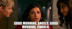 Good morning, angels. Good morning, Charlie.