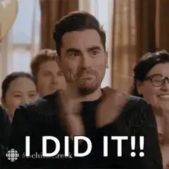I Did It!! Man Clapping
