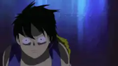 Luffy punches a giant