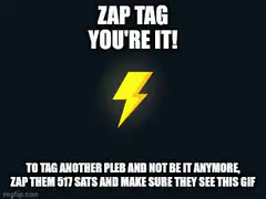 Zap Tag You're It Meme