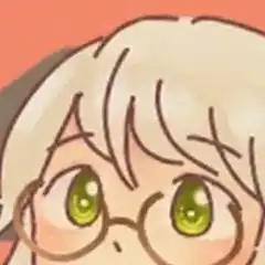 anime girl with green eyes and glasses