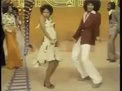 Couple dancing on a train track
