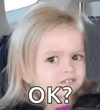 Blonde Toddler Says OK?