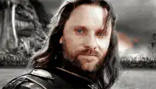 Théoden stands against the army