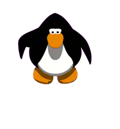 Tux penguin falls into box