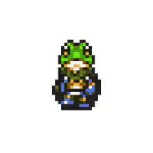 pixel art character transforms