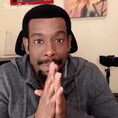 Man counting on fingers with wide eyes