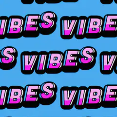 Vibes text animation