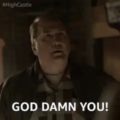 Man says God damn you
