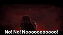 Sauron screaming No!