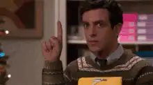 Bertie Honeycutt raises finger