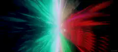 Colorful light burst animation