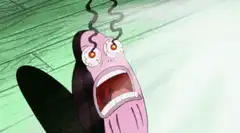 pink worm screaming