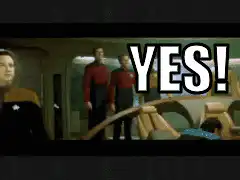Data says yes Star Trek