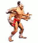 Akuma standing idle