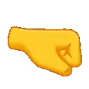 Yellow Fist Emoji