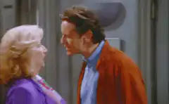 Seinfeld Elaine and George face off