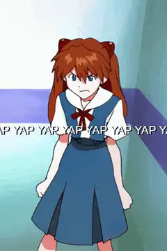 Asuka yelling yap yap yap