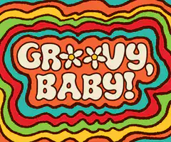 Groovy Baby psychedelic animation