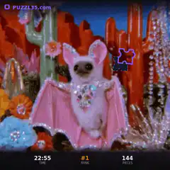 Fuzzy bat puzzle game