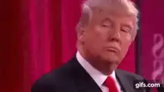 Donald Trump nodding off