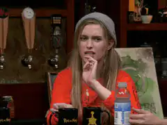 Woman thinking something went wrong
