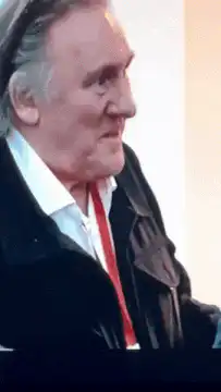 Gerard Depardieu says Ah, sa chatte