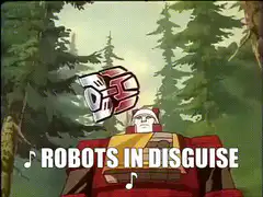 Optimus Prime transforms into jet