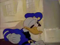 Police Donald Duck laughing