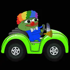 Clown Pepe Honking Car