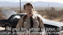 Sheriff Buford Pusser explains no reason in films
