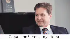 Zapathon? Yes, my idea.
