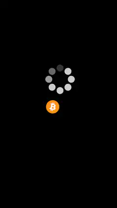 Hyperbitcoinization loading animation