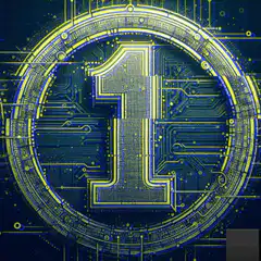 Futuristic circuit board number one