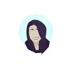 Smiling woman avatar fades in and out