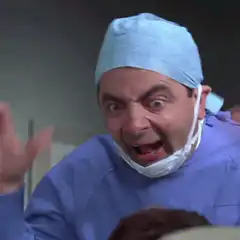 Mr. Bean Doctor Crazy Face