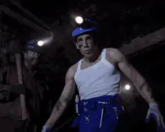 Ben Stiller as a Miner