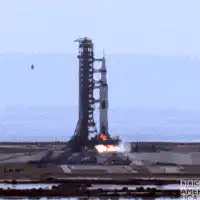 Saturn V rocket launch