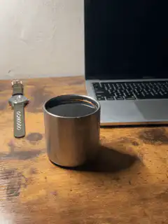 coffee cup on desk